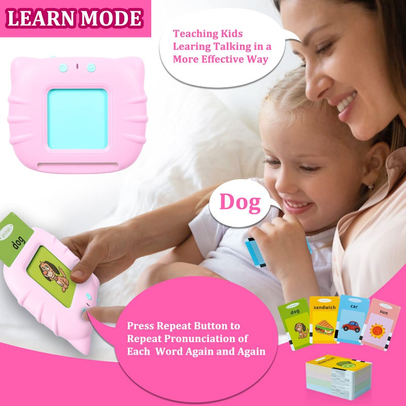 QuTZ Toddler Toys for 2 3 4 5 Year Old Boys and Girls, Speech Therapy/Autism Sensory Toys for Autistic Children, Learning Montessori Toys, 224 Sight Words Talking Flash Cards - Image 5