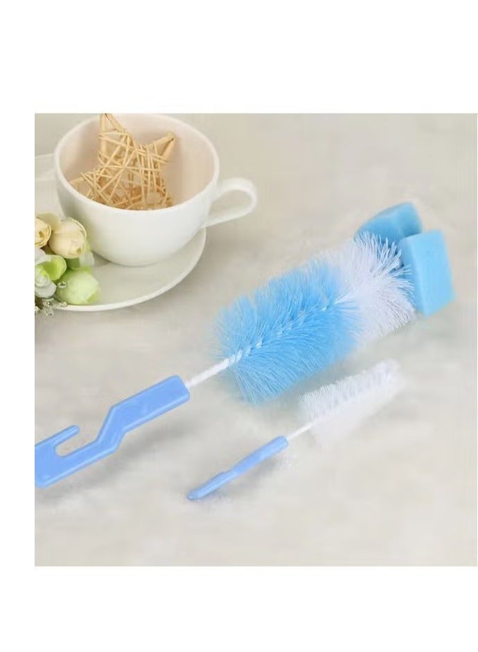 Generic Bottle Cleaning Brush Set – Baby Bottle & Cup Cleaner with Soft Durable Bristles, Long Handle, Easy Grip – Multicolor - Image 1