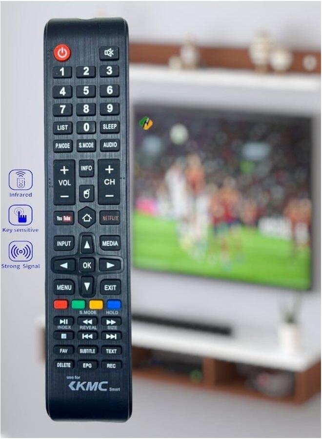 كي ام سي جهاز التحكم عن بعد للتلفزيون الذكي KMC LCD LED
