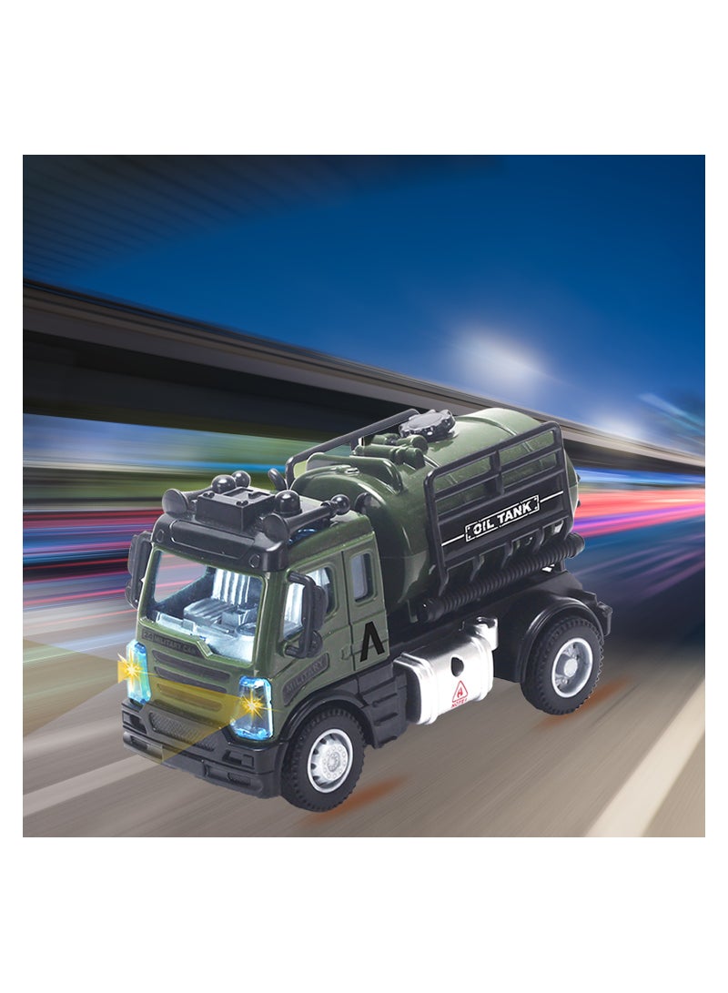 Little Story شاحنة عسكرية للأطفال مع جهاز تحكم عن بعد - أخضر - Image 2