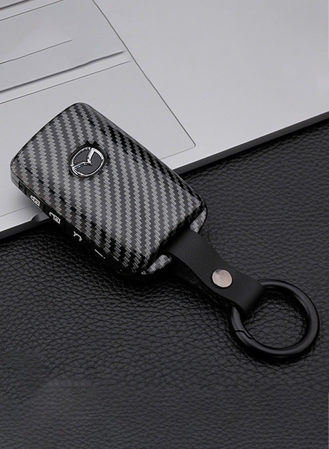 Generic Suitable For 2019-2021 Mazda 3/Mazda 3 Hatchback/Mazda CX4 CX5 CX8 CX9 CX-30/Mazda 6 WAZSKE11D01 key Protection Case High-end Car Key Case  - Image 1