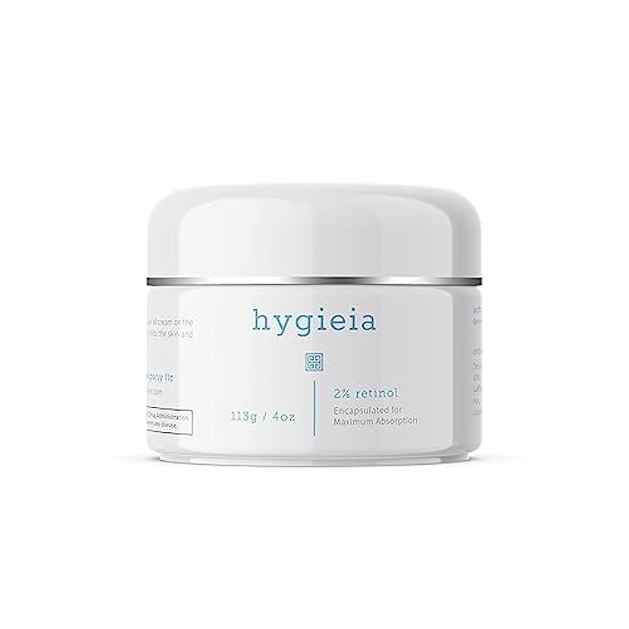 Hygieia + Encapsulated 2% Retinol Cream, 4oz – Liposomal Anti-Wrinkle Cream for Face, Neck & Body – Fast & Deep Cellular Absorption – Day or Night Cream for Firming, Lifting & Repairing Aging Skin - Image 1