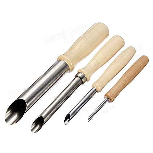 Generic 4 Pcs Round Hole Cutter Stainless Steel Circle Shaping Pottery Clay Sculpture Tools  - Image 4