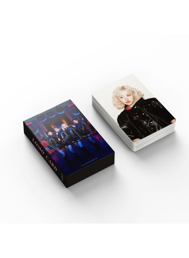 55 PCS BLACKPINK 9th Anniversary Photo Cards Set, Kpop Laser Lomo Cards, Small Collectible Cards for Fans Gift - Image 4