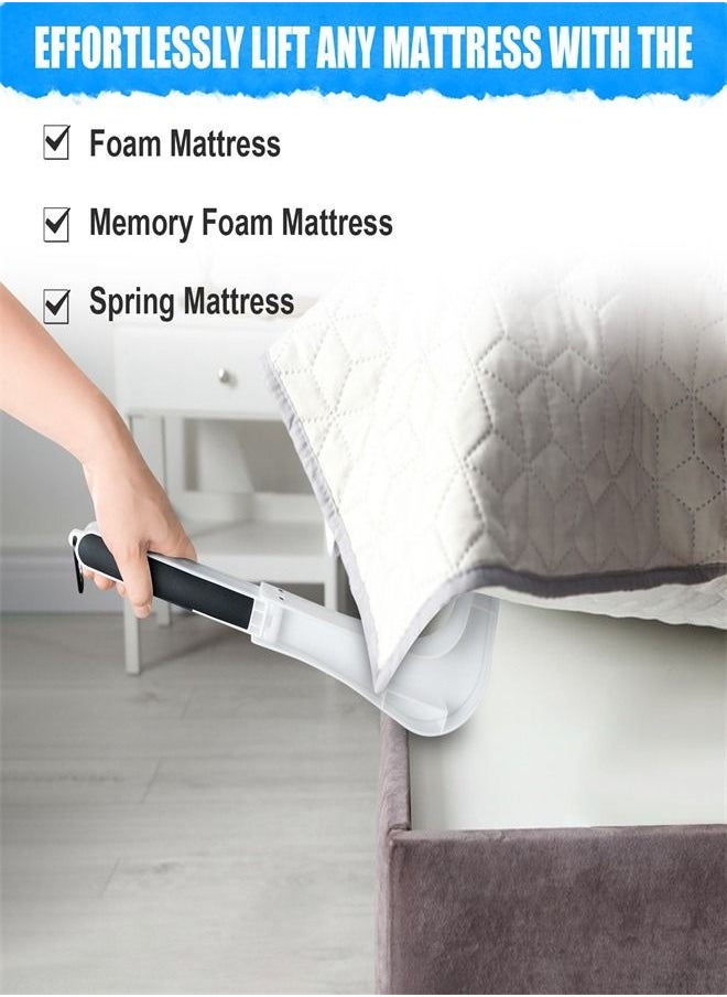 Generic - Mattress Lifting Tool Ergonomic Under Mattress Wedge Elevator Riser for Changing Sheets Mattress Lifter Tool Bed Made Easy Mattress Lifter Bed Making Tool - Image 1
