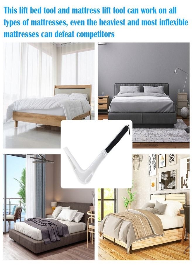 Generic - Mattress Lifting Tool Ergonomic Under Mattress Wedge Elevator Riser for Changing Sheets Mattress Lifter Tool Bed Made Easy Mattress Lifter Bed Making Tool - Image 1