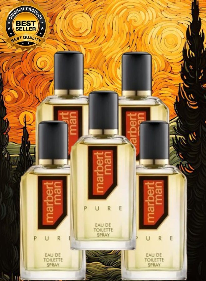 ماربرت مان 5 قطع عطر ماربيت مان بيور 125مل - Image 1