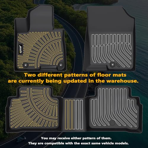 Jenofa-Car Floor Mats for Hyundai Elantra &Elantra N 2021-2026 (Not for Hybrid) All Weather Floor Mat Waterproof Durable Floor Liners Custom Car Mat for Elantra Accessories Black - Image 2
