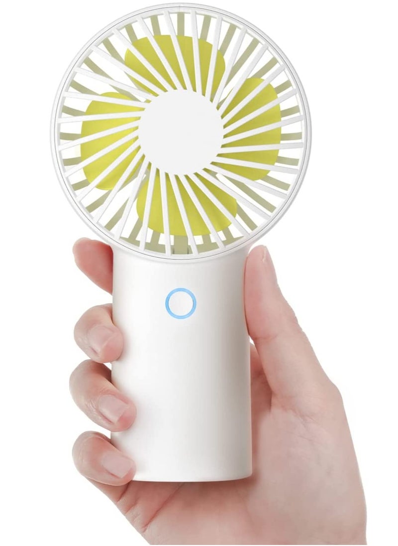 JISULIFE - JISULIFE Handheld Fan 4000mAh Portable Fan with USB Rechargeable Small Personal Fan Capable for 5-20H Working Time Battery Operated Hand Fan with 3 Speeds - Image 1