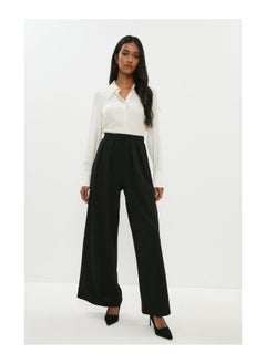 Wide Leg Crepe Trouser