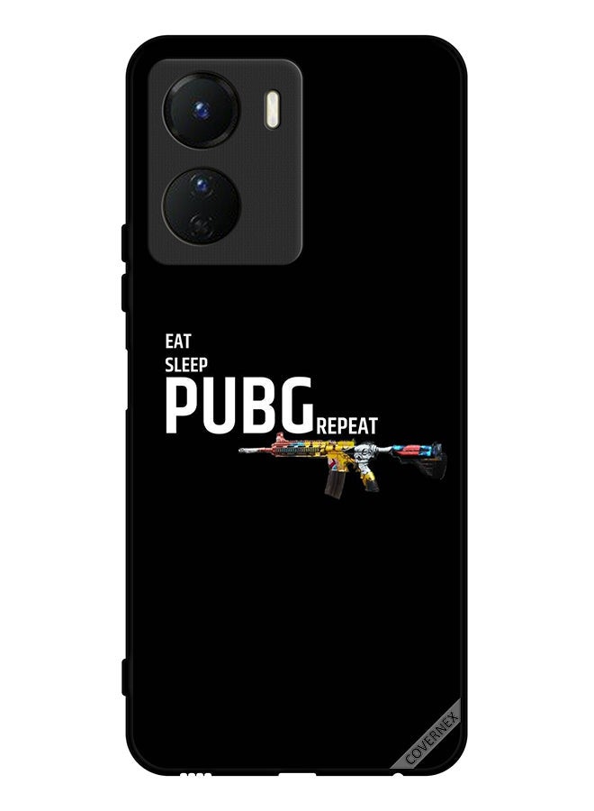 Covernex Protective Case Cover For Vivo Y16 Eat Sleep Pubg Repeat - Image 1