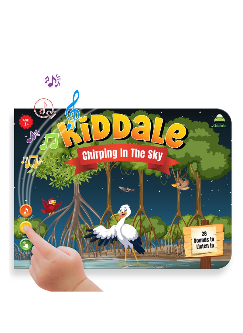 Kiddale Birds Rhyme Musical Sound Book for Children Aged 1 and Up  - Image 1