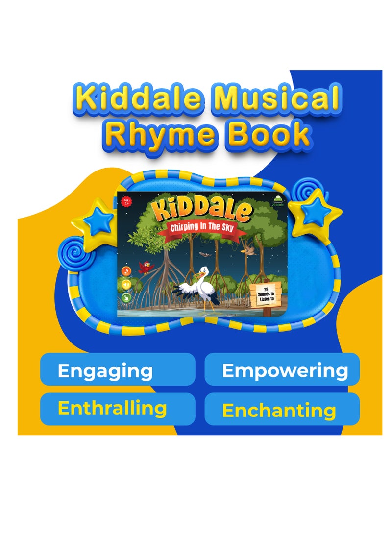 Kiddale Birds Rhyme Musical Sound Book for Children Aged 1 and Up  - Image 2