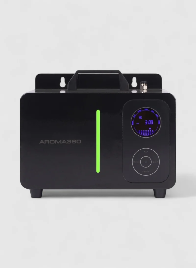 AROMA360 Museum360 - 3000 sq ft Coverage- Scent Diffuser Whole Home Fragrance Oil Diffuser HVAC System Connection Heatless, Waterless, Smart Timer, No Residue -Black