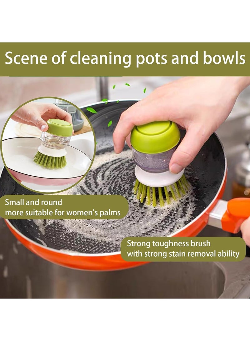 عام فرشاة صابون النخيل، فرشاة صابون الأطباق المحمولة، فرشاة أطباق المطبخ بالمطبخ، فرشاة الفطر - Image 4