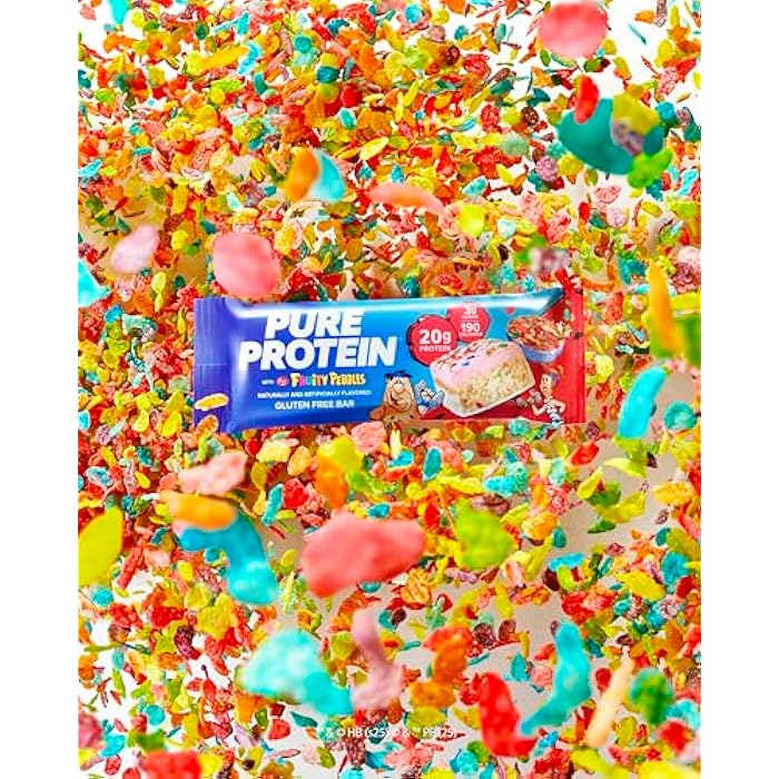 Pure Protein ألواح بروتين فواكه بيبلز™ بروتين نقي – 20 جرام بروتين، 3 جرام سكر، 190 سعرة حرارية (4 قطع) وجبة خفيفة منخفضة السكر* عالية البروتين – خالية من الجلوتين - مثالية كوجبة خفيفة صحية. - Image 3