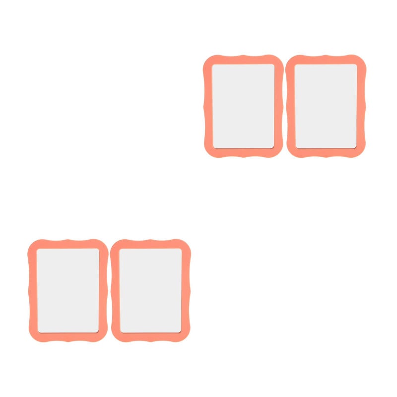 4 pcs Locker Mirror High Definition Glass For Clear Reflection Glass For Locker Small Portable Mirror - Image 1