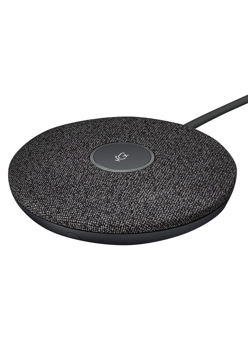 فيبكا Table Microphone – Rally Mic Pod (Graphite) for Clear Conference Audio, Mute Button, Daisy-Chaining, Noise Suppression - Image 4