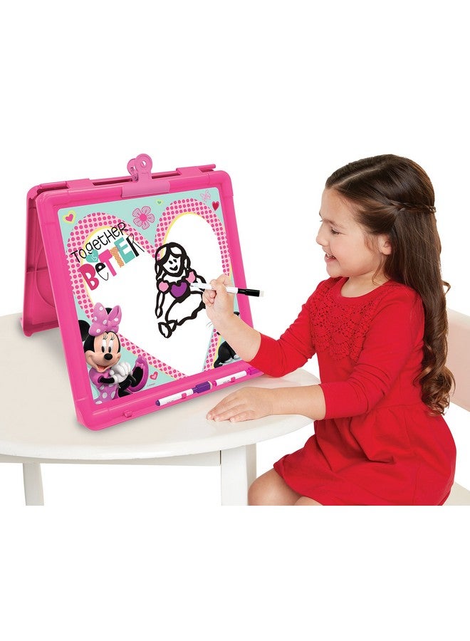 Minnie Mouse Happy Helpers Little Artist Tabletop 3 Markers Dry Erase Easel - Image 2