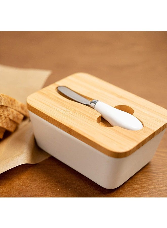 Garlo - Large Butter Dish with knife Holds - Image 1