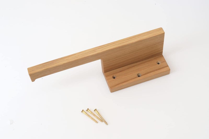 IThree IT Wooden Toilet Paper Holder in | Bathroom Toilet Paper roll Holder 1 Toilet Paper roll Hanger Wooden Brown Wall Toilet Roll Holder Rustic Solid Wood - Image 3