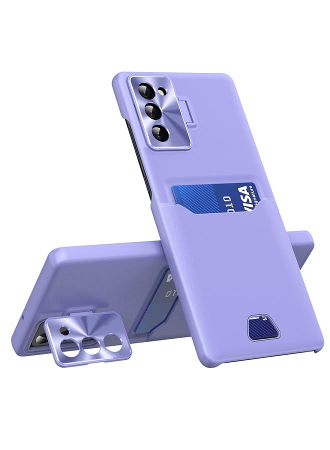 اس-توب جراب لهاتف Samsung Galaxy S23+ 5G بلون نقي مع حامل عدسات غير مرئي - Image 1