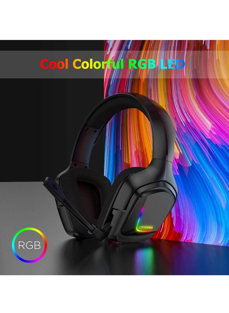 Gaming Headset with Microphone for PC New Xbox One PSP Gamer Headphones with Mic Noise Cancelling for Laptop - Image 3