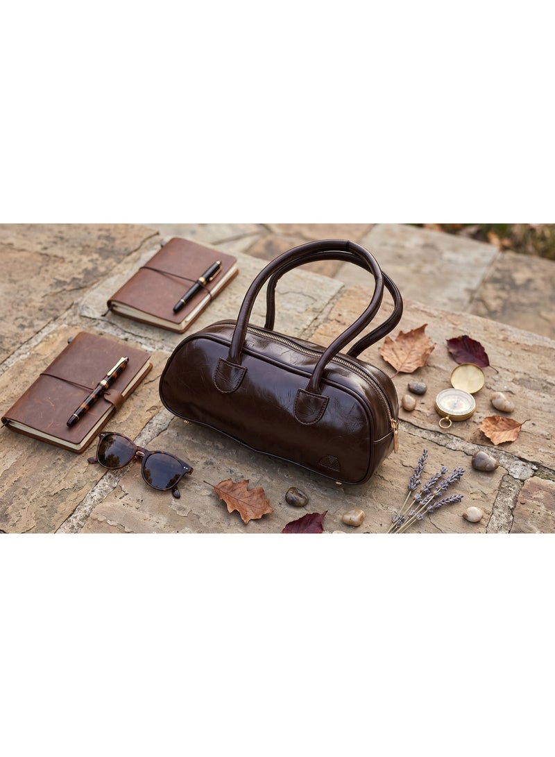 ريتزي Tulu Shoulder Bag - Dark Brown - Image 3