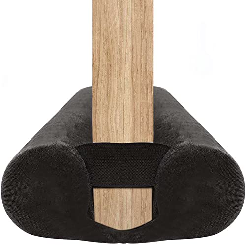 BKSAI Door Draft Stopper for Doors 31-39" No Adhesive Draft Stopper for Bottom of Door Draught Excluder Under Door Wind Blocker Reduce Noise Draught Excluder Sweep Sound Proof(Black) - Image 1