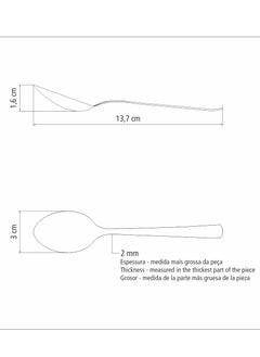 Since 1911,Made in Brazil- Oslo 6 Pieces Stainless Steel Tea Spoon Set with High Gloss Finish - pzsku/Z6A33798DC04172CC4098Z/45/_/1696245060/db83a842-1378-4399-8a9f-90204f984df0