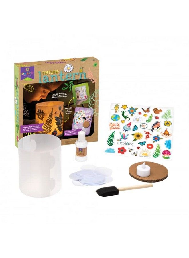 PlayMonster Craft Tastic Nature Lantern Nature Diy Craft Kit Outdoor Crafting Fun Bring Nature Inside Comes With Material To Make Lantern With Tea Light Ages 8+ - Image 3