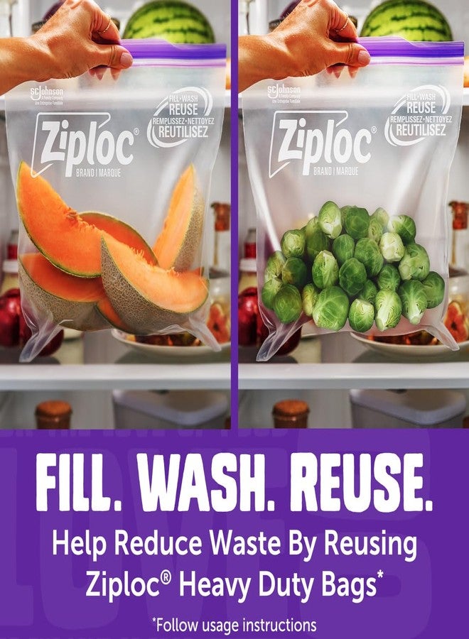 Ziploc Heavy Duty Gallon Food Storage Bags, Seal Top Closure, 10 Count - Image 4
