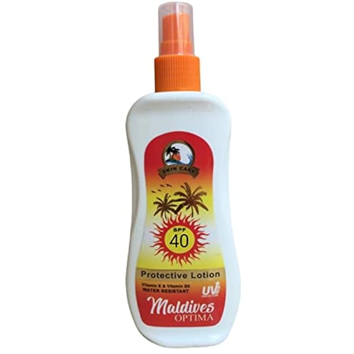 Optima maldives sun lotion with spf 40% ultra-light moisturizing formula 250gm