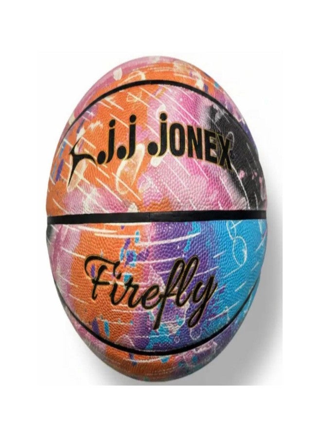 Jonex JJ Firefly Basketball Outdoor Indoor Mens Basketball Ball Official Size 7 Game Basket Ball Training for Players | for Indoor & Outdoor Play | - Image 1