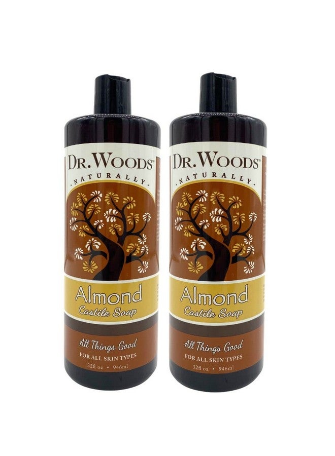 Dr. Woods R. Woods Pure Almond Liquid Castile Soap 32 Ounce (Pack Of 2) - Image 2