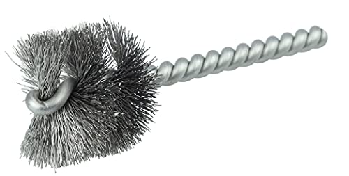 Weiler 21080 1-1/4" Power Tube Brush, .008" Steel Wire Fill, 1" Brush Length, Made in the USA - Image 5