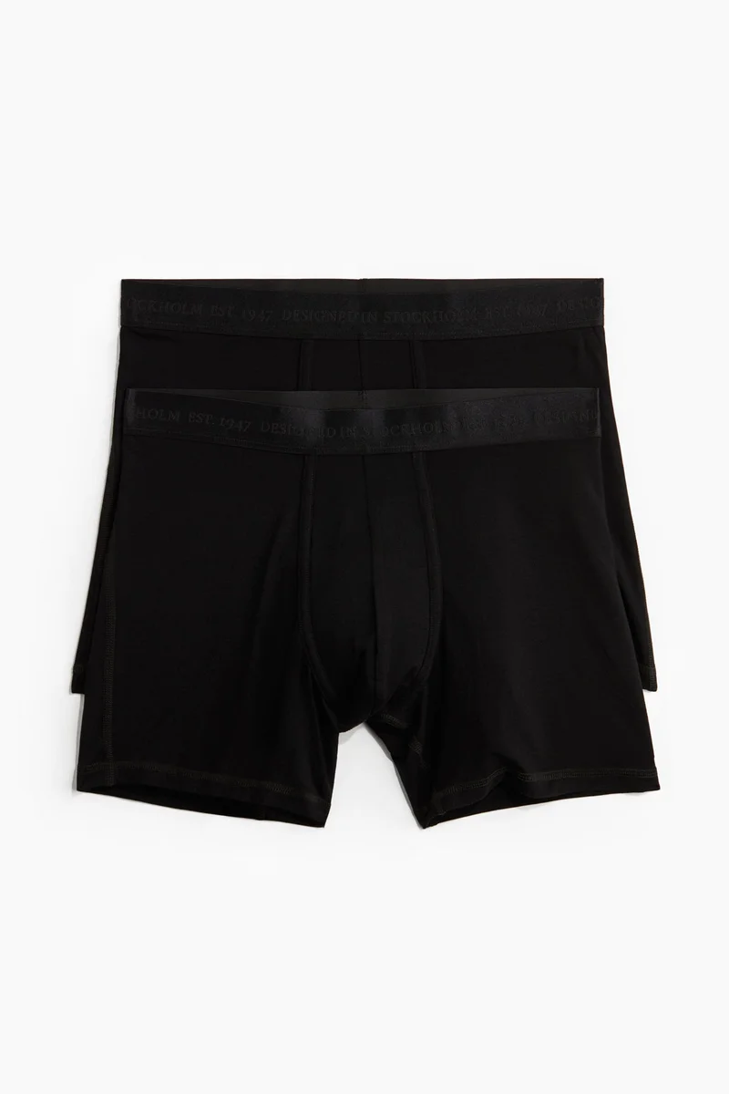 H&M 2-pack mid trunks with Lycra®
