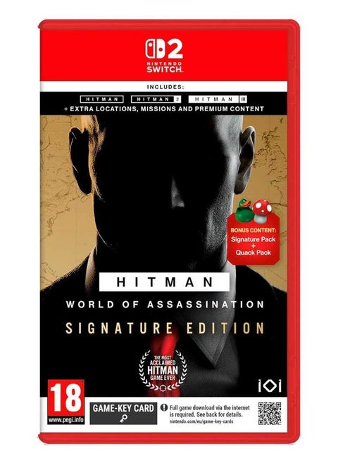 HITMAN World of Assassination Signature Edition Nintendo Switch 2 Version - Stealth Adventure Game