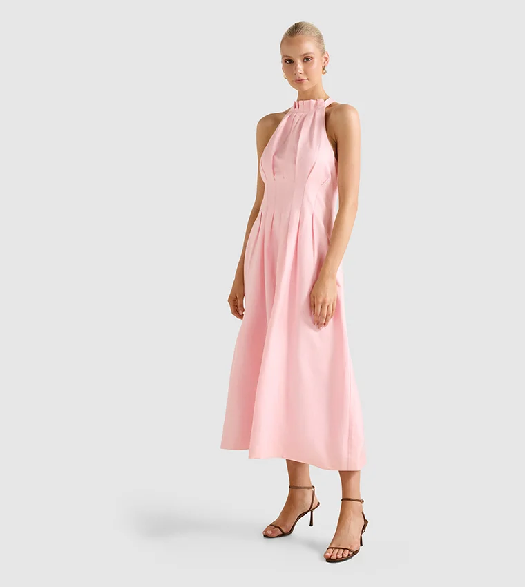 فورايفر نيو Miller Pleat Halter Midi