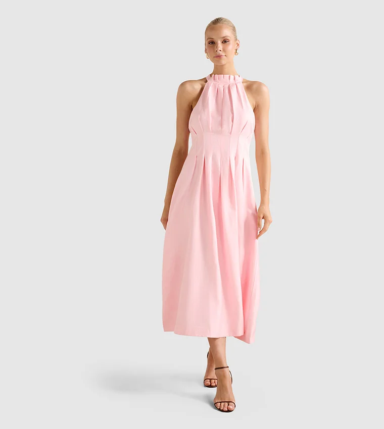 فورايفر نيو Miller Pleat Halter Midi