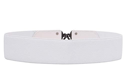 Syuer Womens Vintage Wide Elastic Stretch Waist Belt Retro Cinch Belt - Image 2