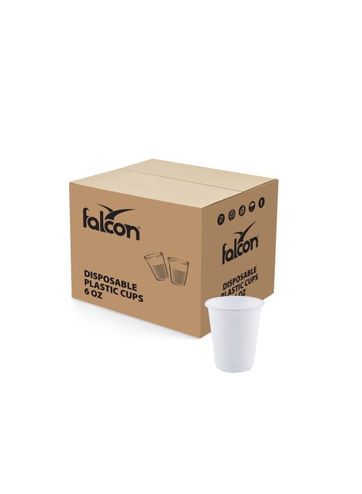 Falconpack Plastic Cup 6oz - 50 Pieces x 20 - Image 1