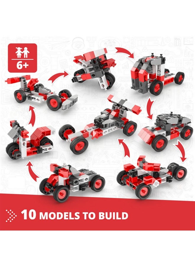 Engino: Creative Builder - 10-in-1 Multimodel Series, Toy Vehicles Brick Set, Snap Assembly Construction, Young Engineer & Mechanic STEM Kit, Kids 6+ - Image 2