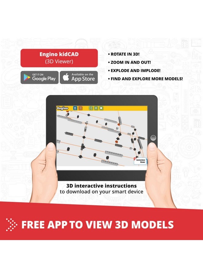 Engino: Creative Builder - 10-in-1 Multimodel Series, Toy Vehicles Brick Set, Snap Assembly Construction, Young Engineer & Mechanic STEM Kit, Kids 6+ - Image 4