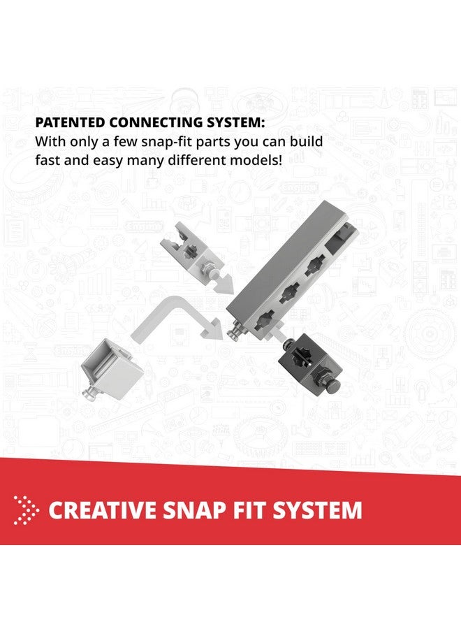 Engino: Creative Builder - 10-in-1 Multimodel Series, Toy Vehicles Brick Set, Snap Assembly Construction, Young Engineer & Mechanic STEM Kit, Kids 6+ - Image 5