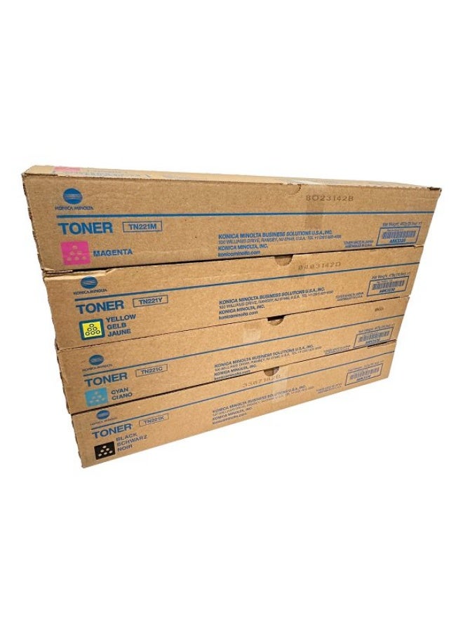 Konica-Minolta خراطيش حبر متعددة من كونكا مينولتا TN-221 الأصلية - Image 1