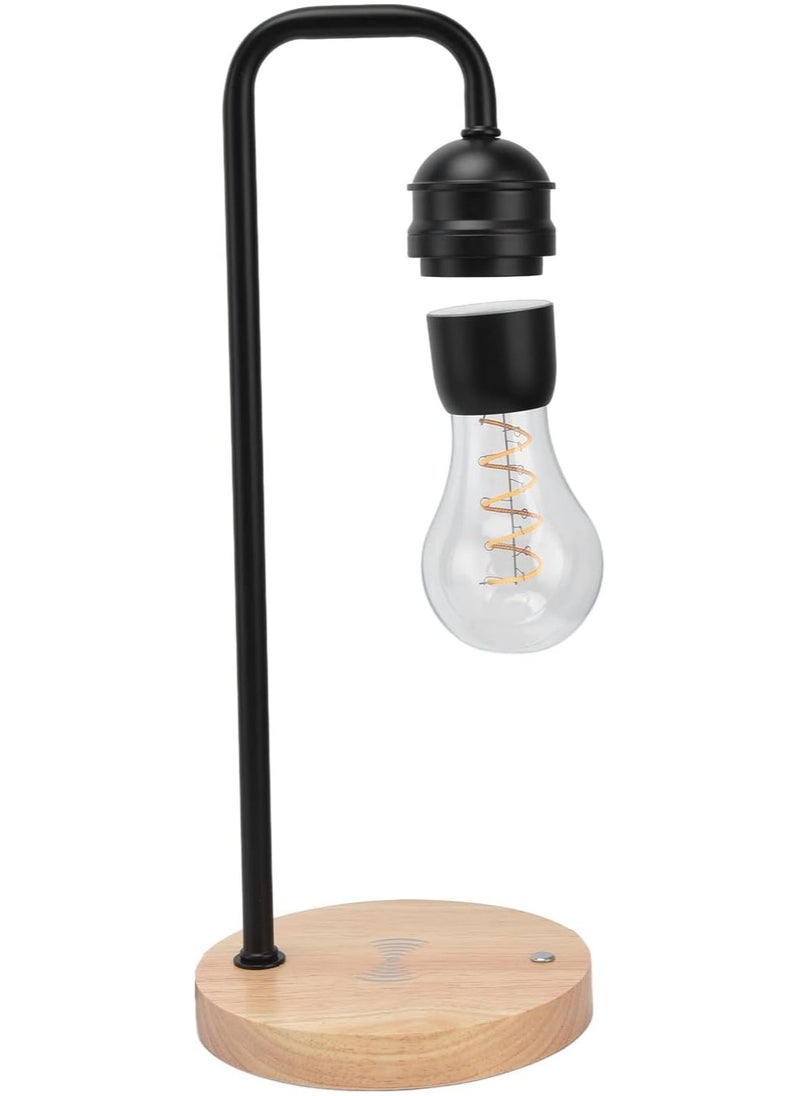 Original Magnetic Levitating Light Bulb, Wireless LED Floating Desk Lamp with Wireless Charger, Unique LED Night Light Levitation Lamp for Home Room Office Decor Gifts  - Image 1