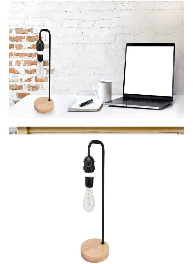 Original Magnetic Levitating Light Bulb, Wireless LED Floating Desk Lamp with Wireless Charger, Unique LED Night Light Levitation Lamp for Home Room Office Decor Gifts  - Image 2