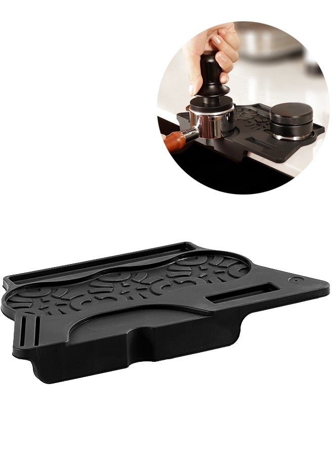 Espresso Non-slip Silicone Powder Press Mat Bar Coffee Machine Accessories Storage Mat - Image 1
