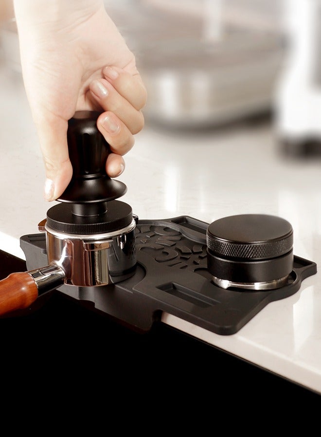 Espresso Non-slip Silicone Powder Press Mat Bar Coffee Machine Accessories Storage Mat - Image 2